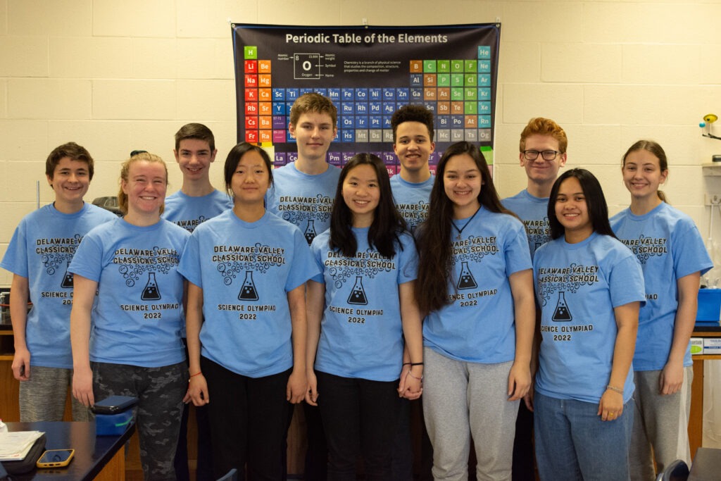 DVCS high school Science Olympiad team picture