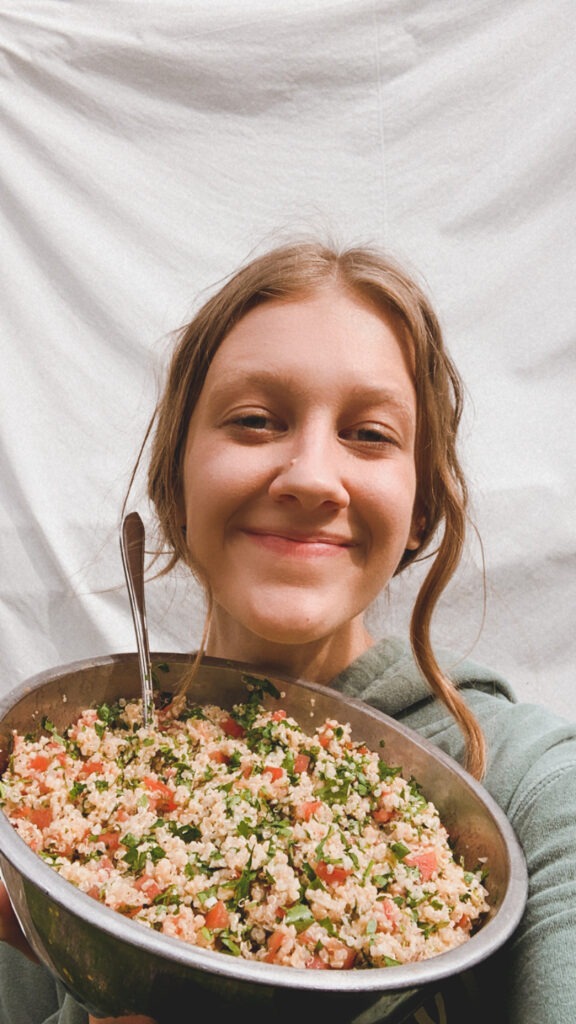 Tabbouleh for Israeli month